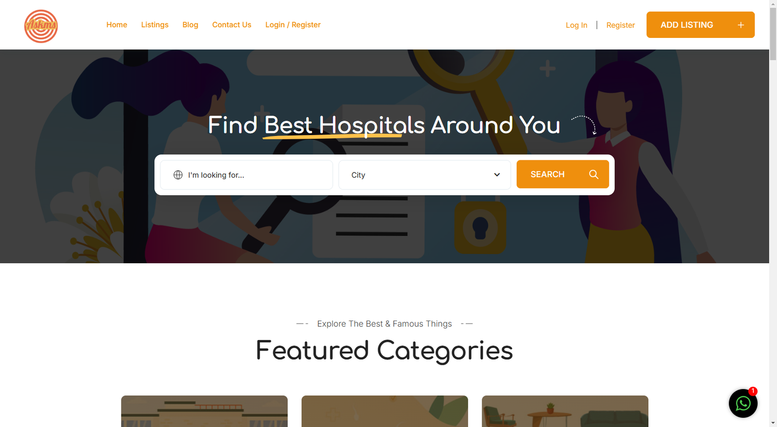 Askms Website Design by MSLive Technologies
